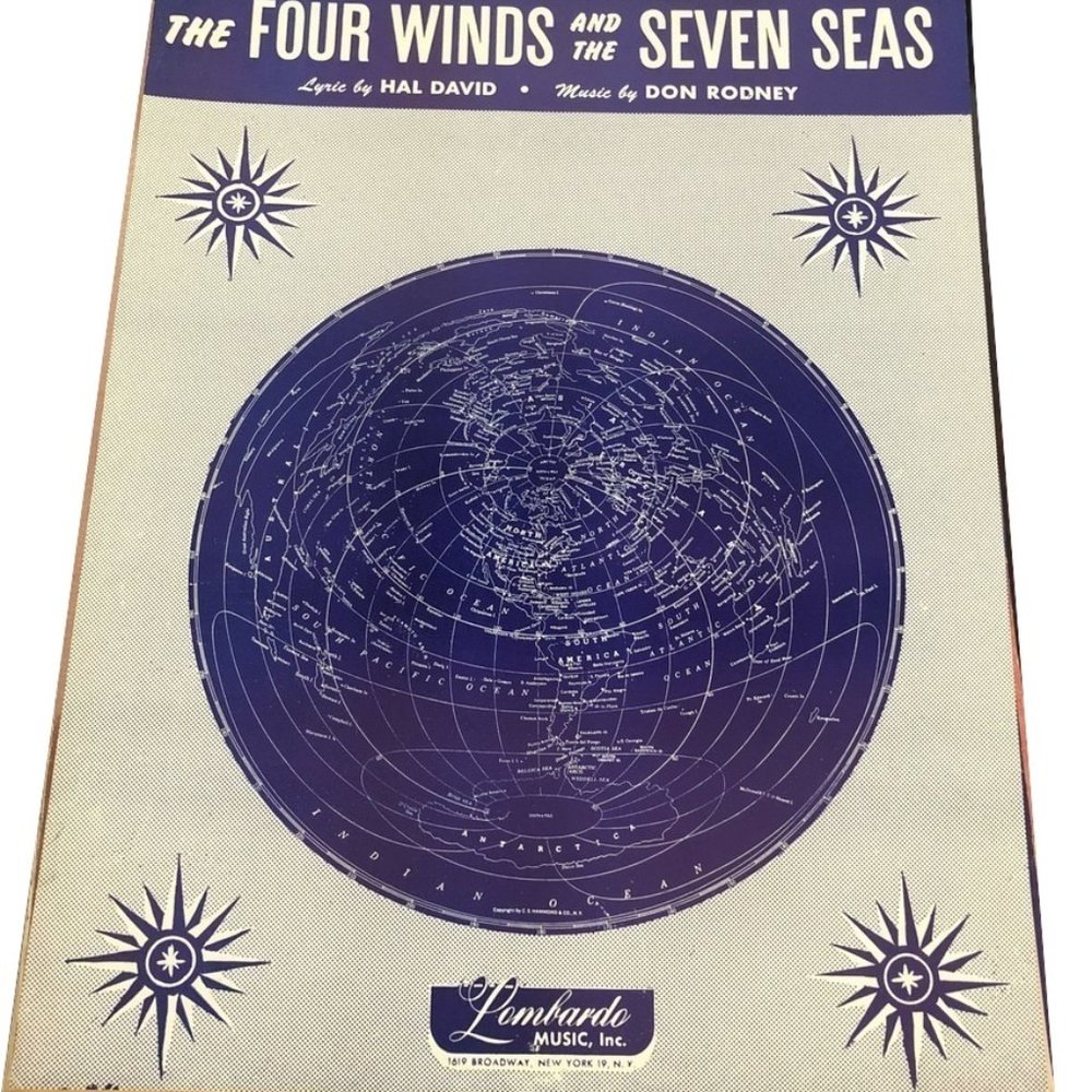 SHEET MUSIC 1949 Guy Lombardo Four Winds